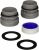 Above Ground Hose Connection Kit 40 MM to 1.5" Part for Intex by GAME Gray 4560