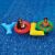 Swimline Yolo Double Ring Lounge Pool Inflatable Toy Float #90631