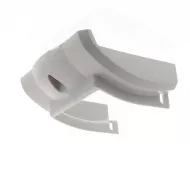 Wilbar Pools Eclipse Top Cap Bottom Support Oval Straight Side#15447