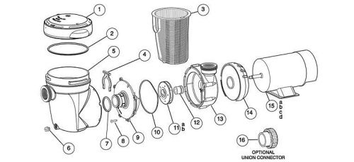 Hayward Power-Flo Matrix Pump Strainer Body O-Ring SPX5500K