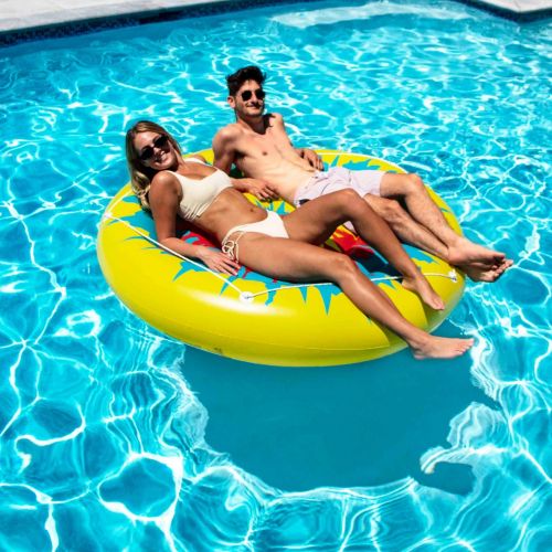 Swimline Tye Dye Inflatable 65" Island  