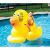 Swimline Giant Ducky Ride On Yellow Pool Inflatable Toy Float raft #9062