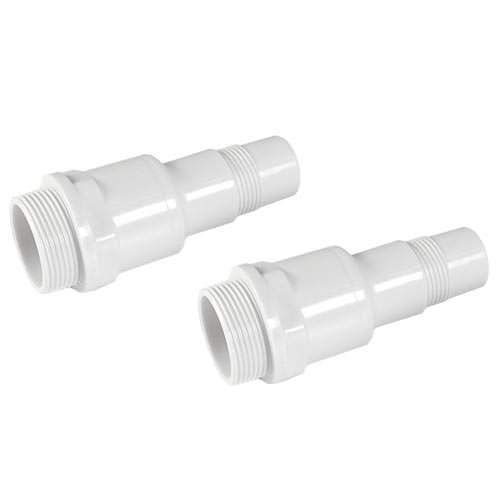 Above Ground Pool Hose Connector (2) 1.5" w/Oring Fitting Intex GAME